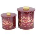 thumbnail image 1 of 2PCS Xmas Storage Boxes Household Storage Sealed Containers Xmas Candies Boxes, 1 of 4