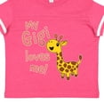 thumbnail image 4 of Inktastic My Gigi Loves Me- Cute Giraffe Boys or Girls Toddler T-Shirt, 4 of 5