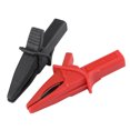 thumbnail image 3 of 2pcs  Gator Clips，Fitting Of DSO3064 HT18A Large  Gator Clips Red + Black With A 4 Mm Socket For Oscilloscope, 3 of 8
