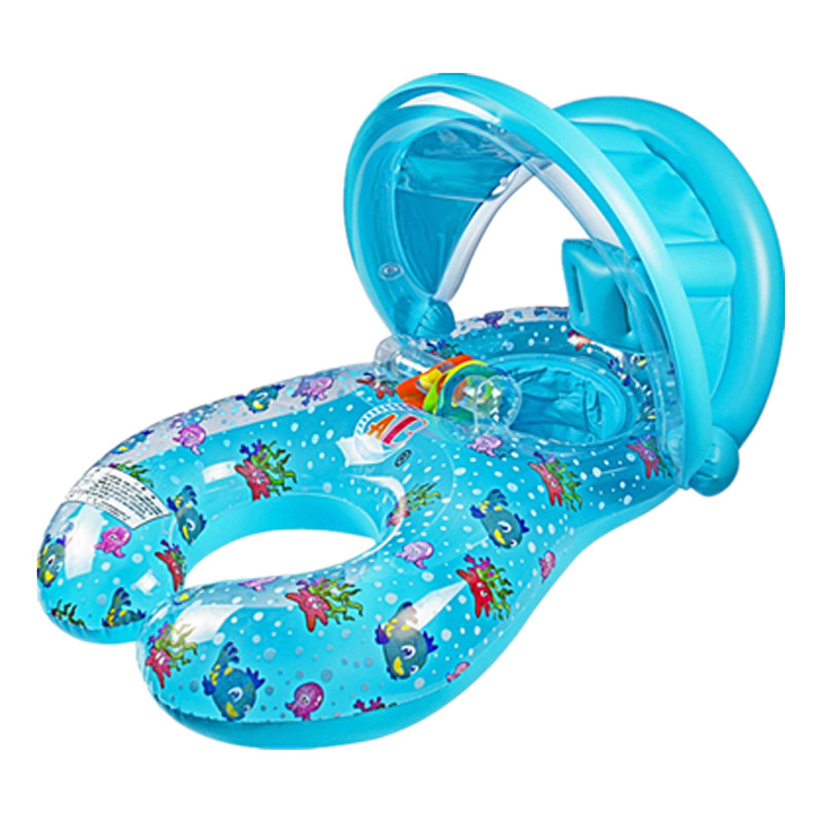 Details about  / Mother Child Inflatable Ring Swimming Circle Baby Float Double Swimming Pool Acc