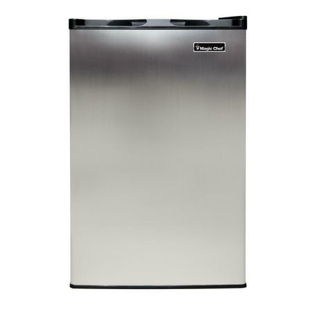 Magic Chef 3.0 cu ft Upright Freezer, Stainless Steel