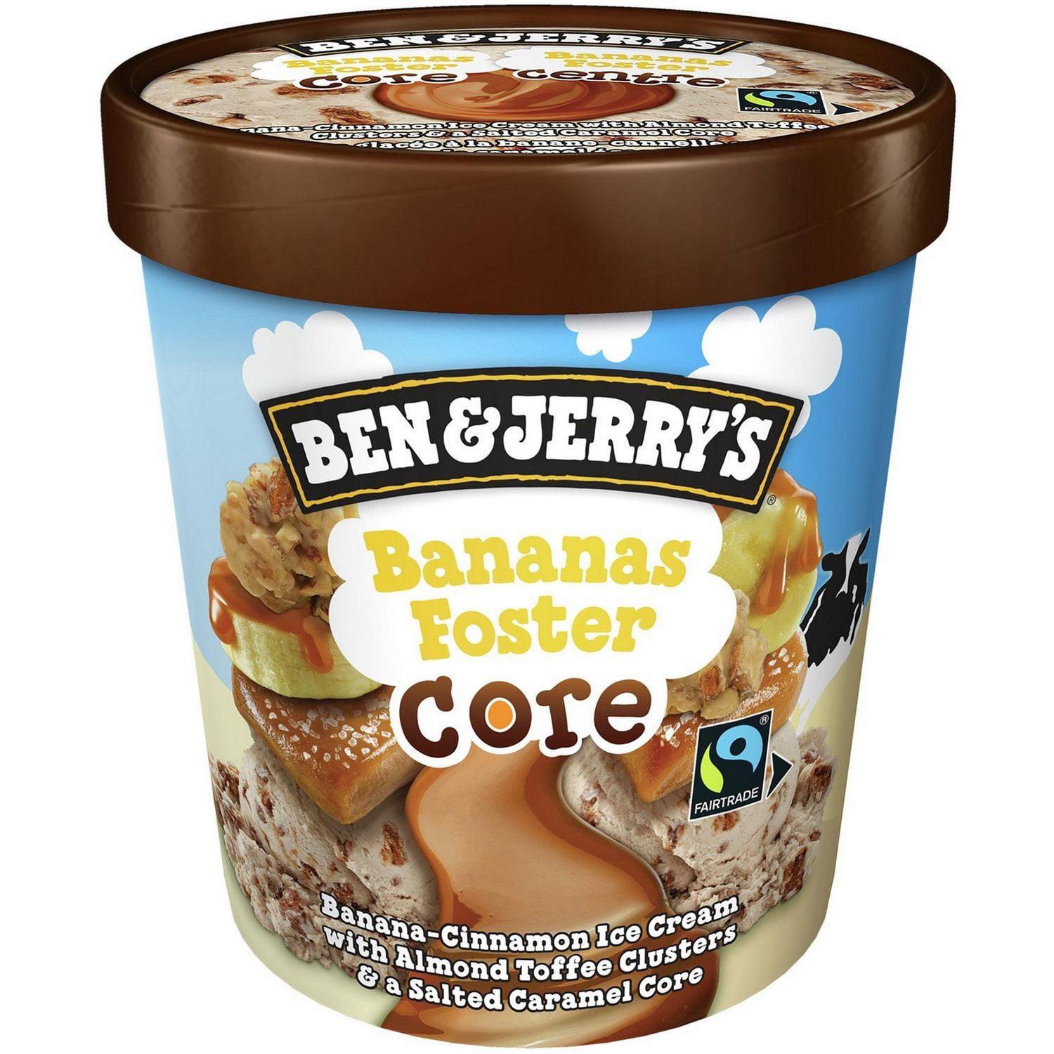 Ben Jerry s Bananas Foster Core Ice Cream 473ml Walmart ca