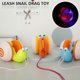 thumbnail image 1 of Muyoka Atopoler Pull Along Toy Plastic Pull Along Caracol con música y luz Movimiento suave Silencioso Baby Pull Juguete educativo para niños mayores de 3 años Muyoka Hogar, 1 of 7