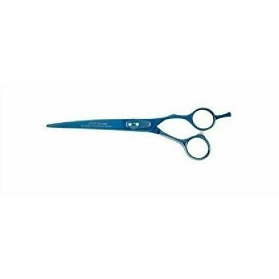 5200 Series Blue Titanium 6 1/2" Curved Shears for Grooming Dogs Groomer Shear