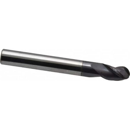 

Accupro 1/4 Diam 3/8 LOC 3 Flute Solid Carbide Ball End Mill