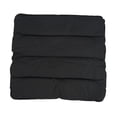 thumbnail image 4 of Cojín para silla de playa para adultos, para muebles de exterior, sillas, cojín de soporte para la espalda Negro 103cmx91cm, 4 of 9