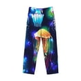 thumbnail image 4 of Balery Men'S Transparent Jellyfishes Pants,Sleepwear Pants,Pajama Pants,Pj Bottoms Drawstring And Pockets-Medium, 4 of 9
