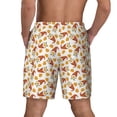 thumbnail image 4 of Goofa Gnomes Autumn Printed Men's Swim Trunks Board Shorts Quick Dry Mens Swimming Trunks with Compression Liner,Breathable Fit Hawaii Beach Shorts-Large, 4 of 9
