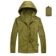 thumbnail image 1 of Chaquetas y abrigos casuales con capucha de manga larga, chaqueta de lluvia para mujer con capucha, chaquetas cortavientos, sudadera con capucha para el sol, impermeables ligeros con bolsa de almacena, 1 of 2