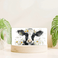 thumbnail image 6 of 1 Pcs 2D Flat License Plate Covers & Frames, Calf with Daisy For Decorative Front, Waterproof For Decoration Aluminum License Plate Covers & Frames Cover For Men Women, 12" X 6", 6 of 6