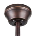 thumbnail image 2 of 52HES5ORB-MB-LED-WH-Concord Fans-Heritage Square - 52 Inch 5 Blade Ceiling Fan with Light Kit   Oil Rubbed Bronze Finish with Oil Rubbed Bronze Blade, 2 of 7