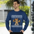thumbnail image 3 of Christmas Sweatshirt, Gingerbread Lifter Christmas Sweatshirt, Funny Weightlifting Ugly Holiday Jumper, Festive Gym Lover Gift for Men & Women, 3 of 5