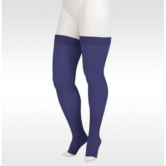 Juzo Soft 2002 Thigh-High 30-40mmhg Compression Open Toe Stocking