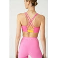 thumbnail image 2 of Bandier All Access FLUSHED PINK Women's Strappy Chorus Bra US 3X, 2 of 6