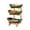 Dark Green, variant on Leeye White 3 Tier Oval Fruit Basket Stand, Tiered Fruit Bowl Organizer for Kitchen Counter, Three Layer Fruit and Vegetable Storage Rack, White