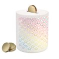 thumbnail image 2 of Star Piggy Bank, Stars in Rainbow Colors Galaxy Milky Wayme Teen Pattern Print, Ceramic Coin Bank Money Box for Cash Saving, 3.6" X 3.2", Pink Multicolor, by Ambesonne, 2 of 4