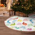 thumbnail image 5 of Sikiie Happy Easter Rabbit Nativity Christmas Tree Skirt, Jesus Christian Winter Holiday Tree Mat Decoration(30-48IN)48", 5 of 6