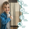 thumbnail image 3 of Blackout Kids Curtains,Brown and Grey Abstract Art Artwork Childrens Insulated Curtains Set Of 2,Bedroom Essentials,Toddler Room Decor 52x84in(132x213cm), 3 of 4