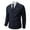 Dark Gray, variant on Xysaqa Men's Cardigan Sweater Pockets Casual Slim Fitted Knitted Cardigans V-Neck Button Up Sweaters for Men Soft Comfortable Dark Blue