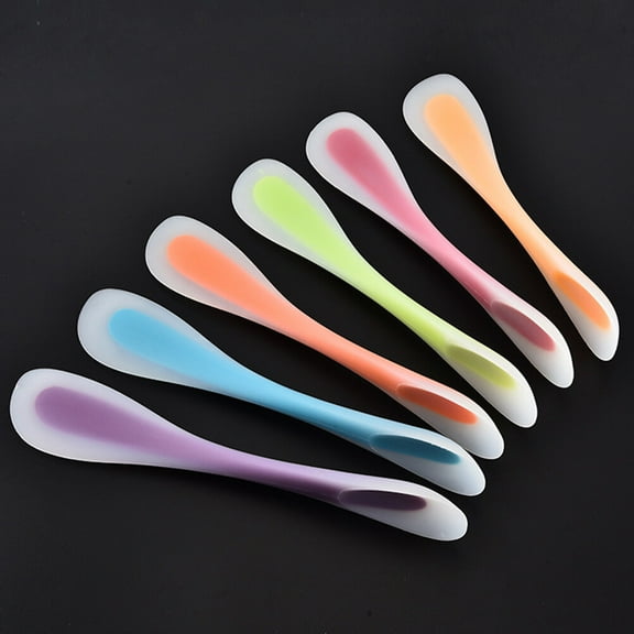 Pretyzoom 4Pcs Silicone Pastry Butter Mixer Cream Scraper Baking Tool in Assorted Color