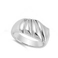 thumbnail image 4 of High Polish Groove Ribbon Ring 925 Sterling Silver Band Jewelry Female Male Unisex Size 8, 4 of 4