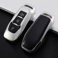 thumbnail image 2 of RV Para Ford Edge Taurus Explorer Mustang Mondeo Funda suave de TPU para llavero (rosa), 2 of 3