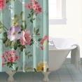 thumbnail image 5 of Waterproof Pioneer Shower Curtain 84x72 Inch Polyester Unique Colorful Floral Shower Curtain for Bathroom Hotel Home Decor with 12 Plastic Hooks, 5 of 5