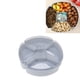 thumbnail image 1 of Bandeja para Servir Refrigerios Bandeja Redonda de Plástico para Verduras Platos para Servir de Plástico con Tapa Plato con Compartimento para Frutos Secos y Dulces con 5 ANGGREK Otros, 1 of 8