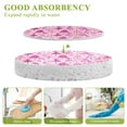 thumbnail image 3 of 3 Packs of Wood Pulp Cotton Dishwashing Sponge 3.54x2.56 Inch Dishwashing Sponge Household Cleaning Sponge Kitchen Utensils Clean Use Beautiful Pink Christmas Little Green Dinosaurtree, 3 of 7