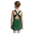 thumbnail image 2 of TSSOE Lyrical Dance Dress for Girls Latin Jazz Ballet Dance Leotard Dress Skating Ballroom Dancewear Green 12, 2 of 5