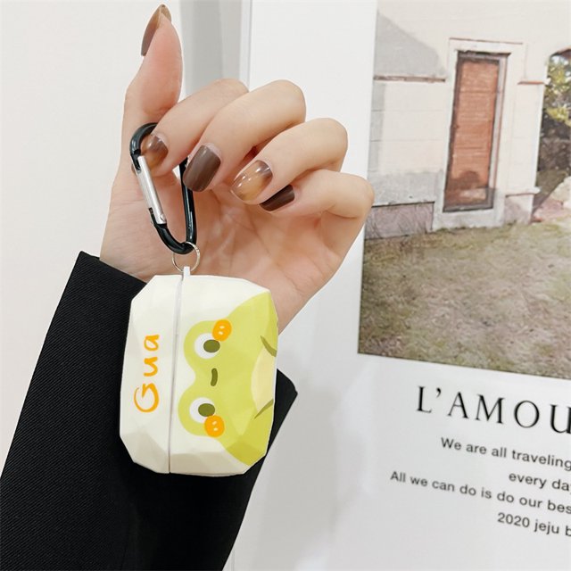 AirPods 3 Estuche Regalos con llavero, Absorción de golpes Cubierta suave AirPods 3 Auricular Cubierta protectora para hombres Mujeres JAMW Sencillez