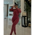 thumbnail image 3 of Jumpsuit Cropped Jacket Set (M, Black), 3 of 7