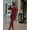Maroon Brown, variant on Jumpsuit Cropped Jacket Set (XL, Black)
