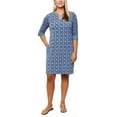 thumbnail image 1 of Hang Ten Women's Seabird Midi Dress (Bleanched Aqua, m), 1 of 3