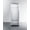 Black, variant on 24" wide upright commercial beverage center with stainless steel interior and left door swing