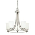thumbnail image 2 of 7255-RBZ-Millennium Lighting-Bristo - 5 Light Chandelier-21.5 Inches Tall and 21 Inches Wide-Rubbed Bronze Finish    -Traditional Installation, 2 of 3