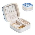 thumbnail image 2 of Mother's Day Flag of Israel Travel Jewelry Box Organizer with Imitation Metal Nylon Zipper, 2 of 6