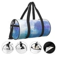 thumbnail image 5 of ZICANCN Abstract Blue Violet Travel Duffle Bag, Sports Tote Gym Bag Weekenders Bags for Women Men, 5 of 8