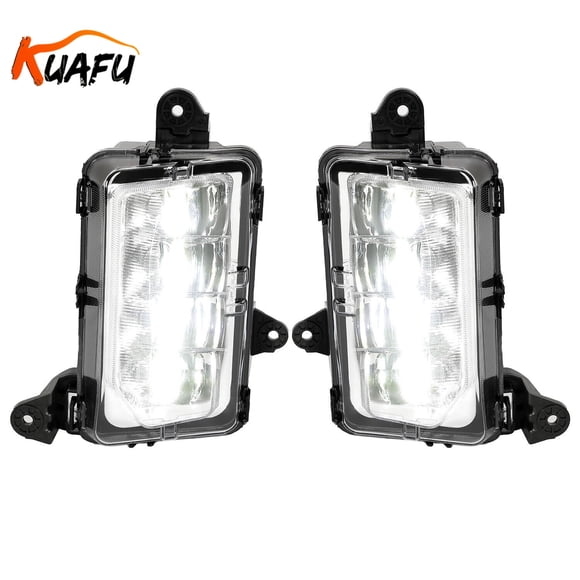 Pair for GMC for Sierra 1500 Denali 2019-2022 LED Fog Lights Daytime Running Lamps