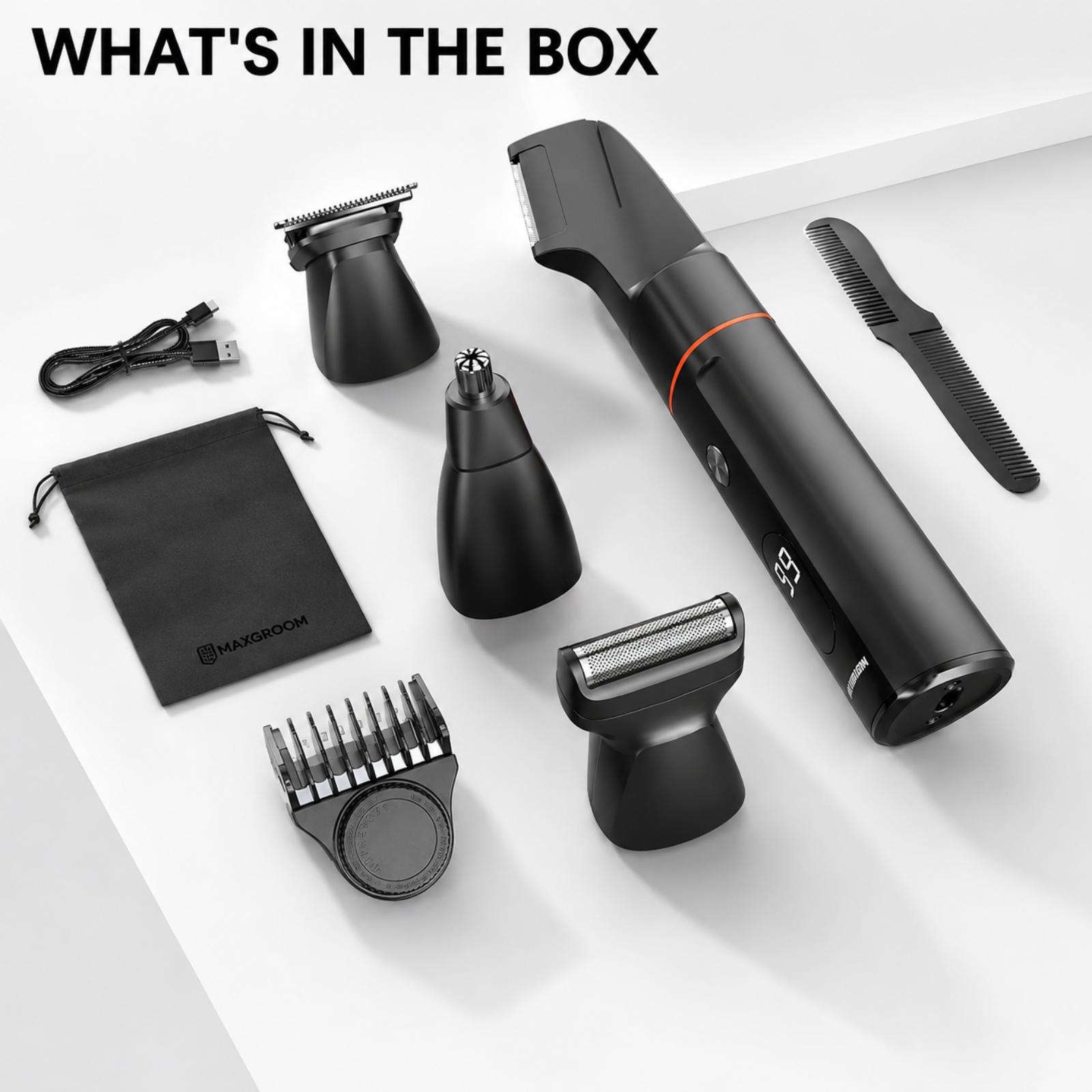 MAXGROOM 4-in-1 Body Hair Trimmer with LED Display photo 3