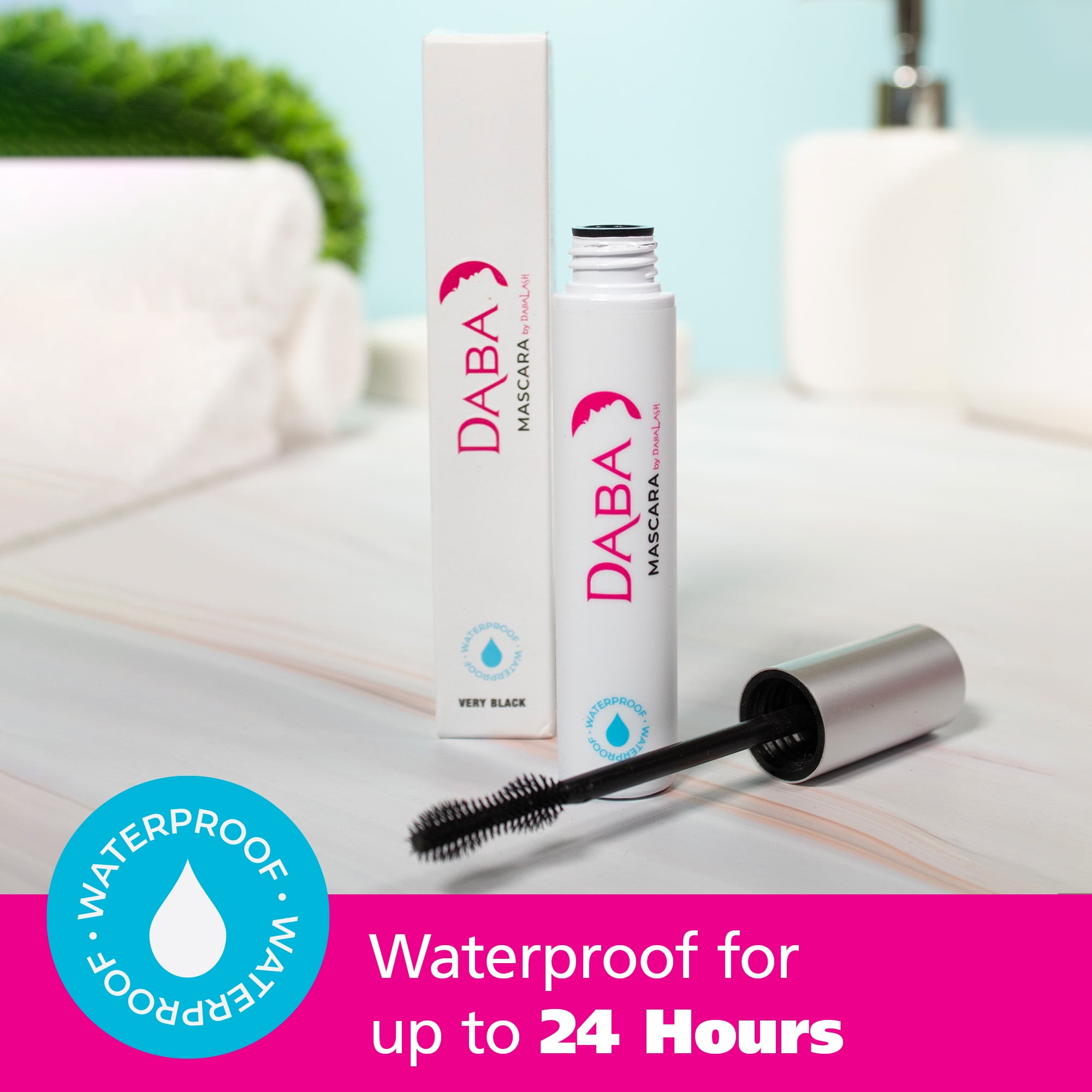 Dabalash Eyebrow Serum & Eyelash Strengthener Trio with Waterproof & Vegan Mascara for Fuller, Thicker Lashes