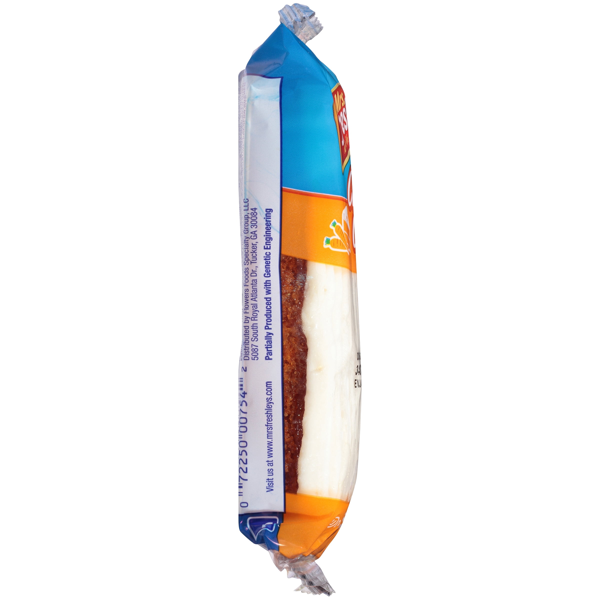 Mrs. Freshley's Iced Carrot Cake Snack Bar 3.5 oz Individually Wrapped