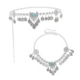 thumbnail image 5 of BLESIYA Women Jewelry Chain Ethnic Chain for Performance Holiday Turkish Tribe Bride WaistHeaddressSilver, 5 of 8