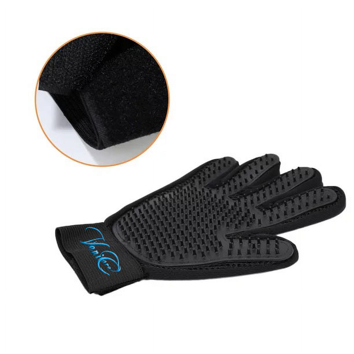 VeniCare Pet Grooming Gloves Brush, Black photo 2