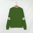 thumbnail image 2 of Women Casual Long Sleeve Crewneck Color Block Sweatshirts Pullover, 2 of 5
