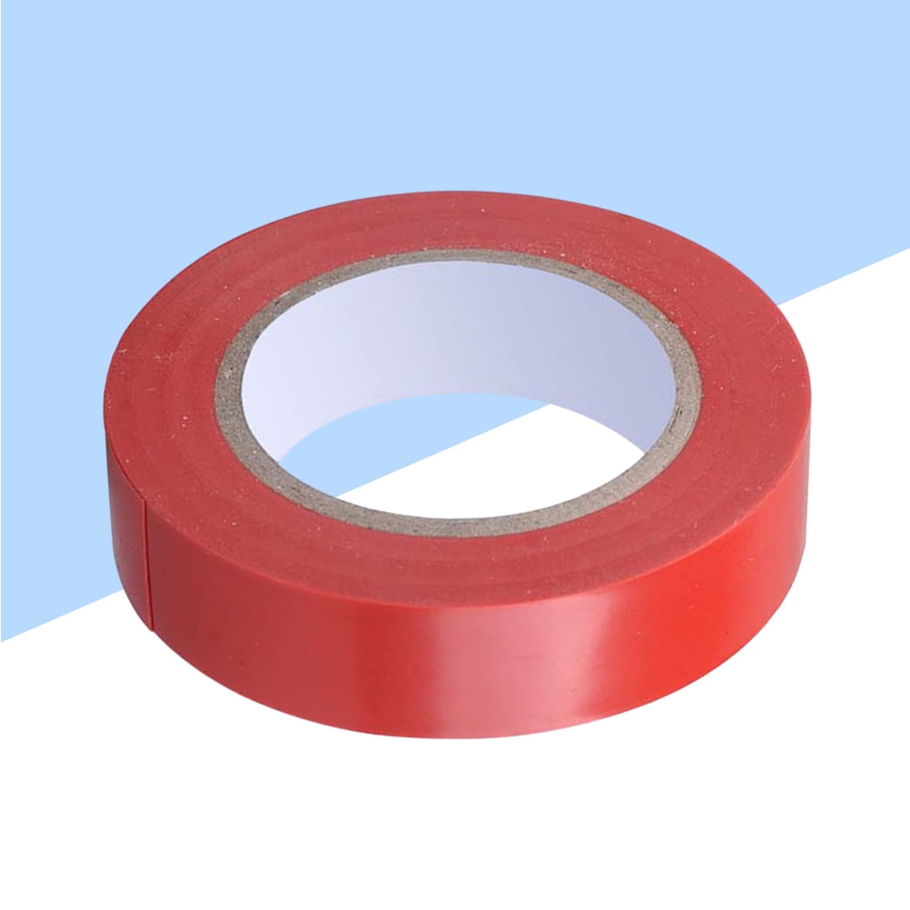 MOKKHNB Red PVC Electrical Tape 1Pc Flame Resistant for Industrial Home and Electrical Repair Use