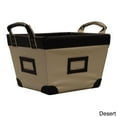 thumbnail image 4 of Yu Shan Small Decorative Canvas Storage Basket with At-a-glance Label Holders, 4 of 5