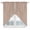 Brown, variant on Green Kitchen Window Curtains, Swag Curtains Valance for Bedroom Living Room Bathroom, Minimalist Solid Color Modern Abstract Rod Pocket Window Treatment Curtain Block Drapes 2 Panels 28"x36"