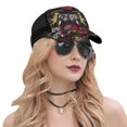 thumbnail image 5 of Disketp Vintage Gaming Print Trucker Hat Men Women - Mesh Baseball SnapBack Cap, 5 of 7