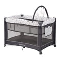 thumbnail image 1 of Pamo Babe Portable Playard,Sturdy Play Yard with Padded Mat and Toy Bar with Soft Toys for Newborn(Grey), 1 of 7